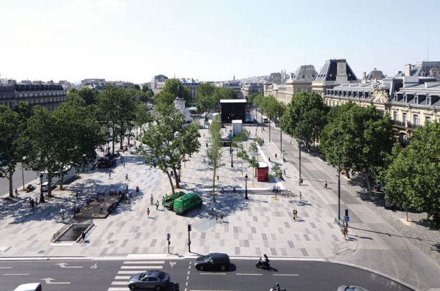 Place de la République après la rénovation